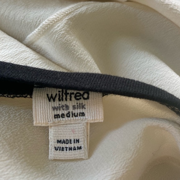 Aritzia Wilfred Silk Blend Long Sleeve Top Size M - Picture 4 of 6